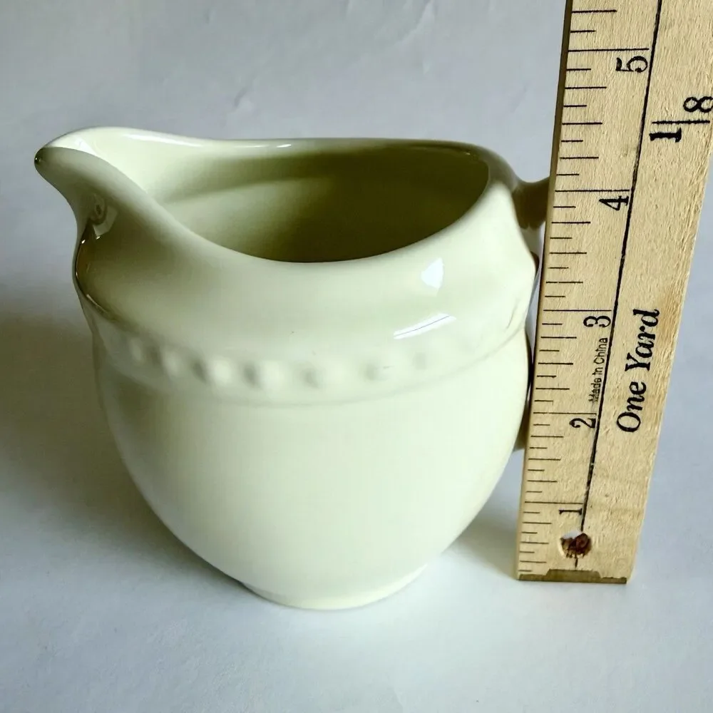 Gail Pittman Southern Living Hospitality Collection Ceramic Creamer Ivory/Cream